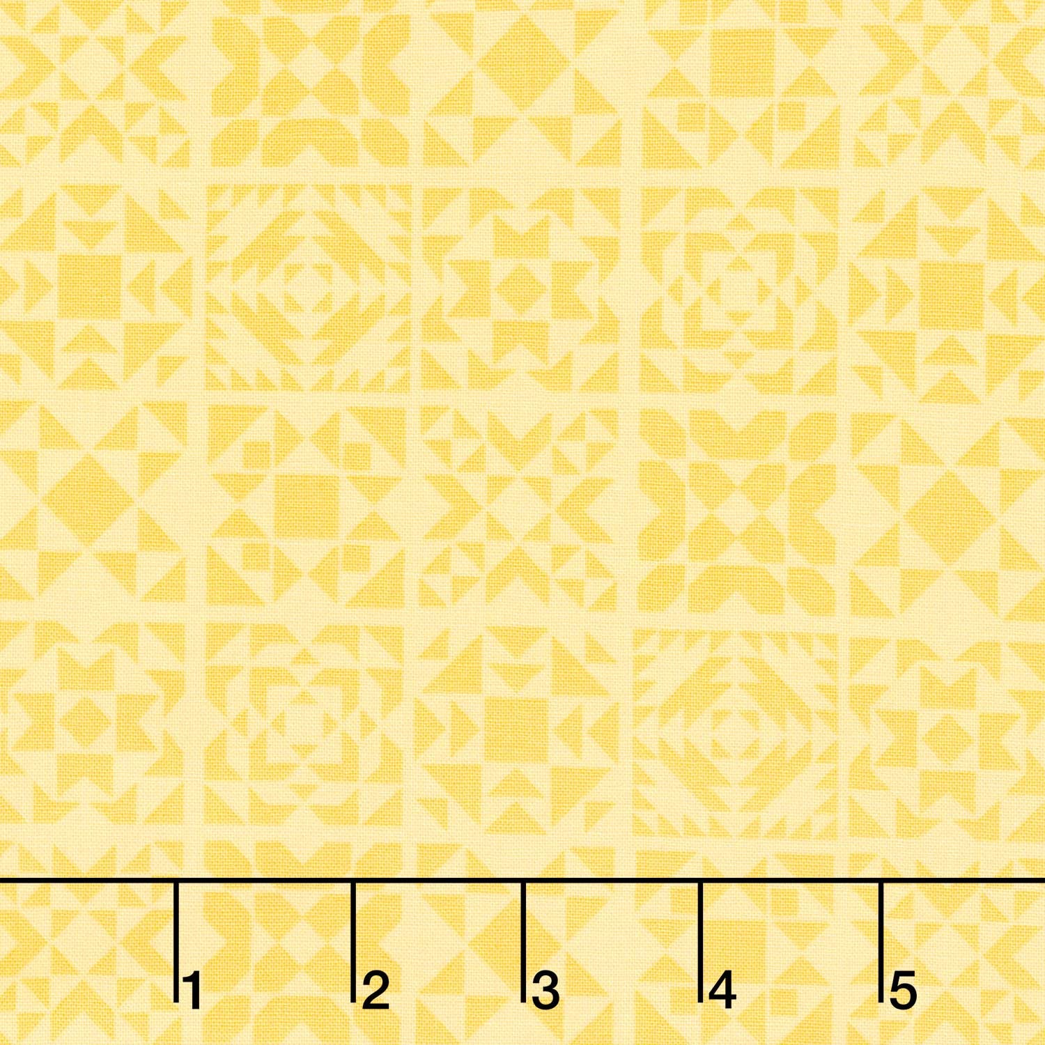 Welcome To Quilt Town - Quilt Blocks Yellow