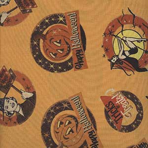 Retro Halloween - Fat Quarter