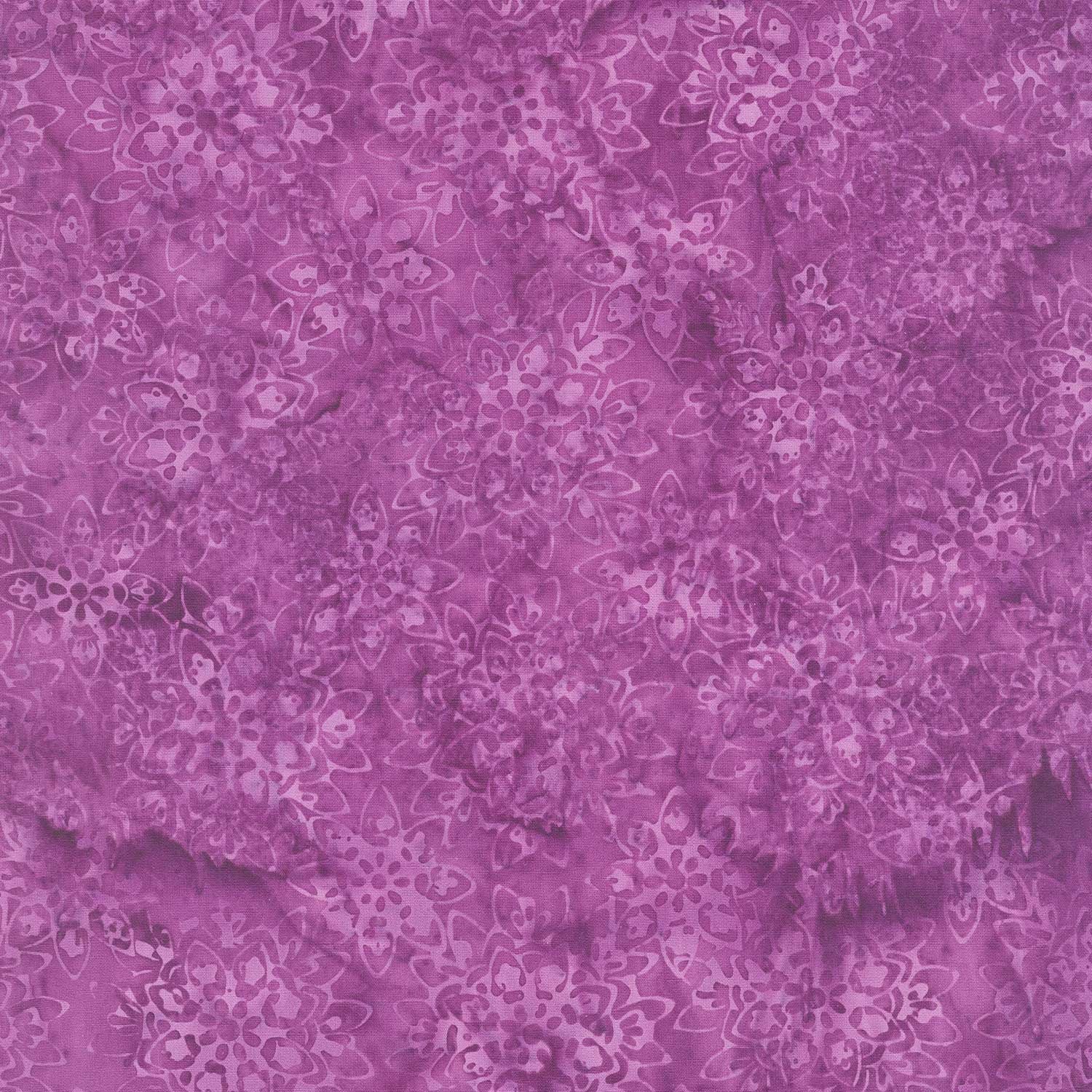 Reflections Batiks - Mosaic Flower Purple