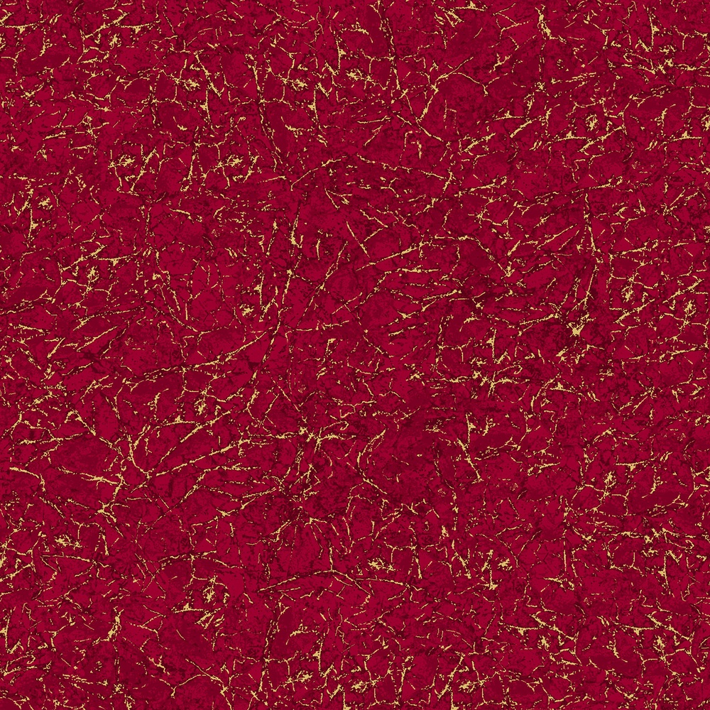 Quartz Metallic Tonals Scarlet Quilting Cotton Fabric Yardage - Scarlet