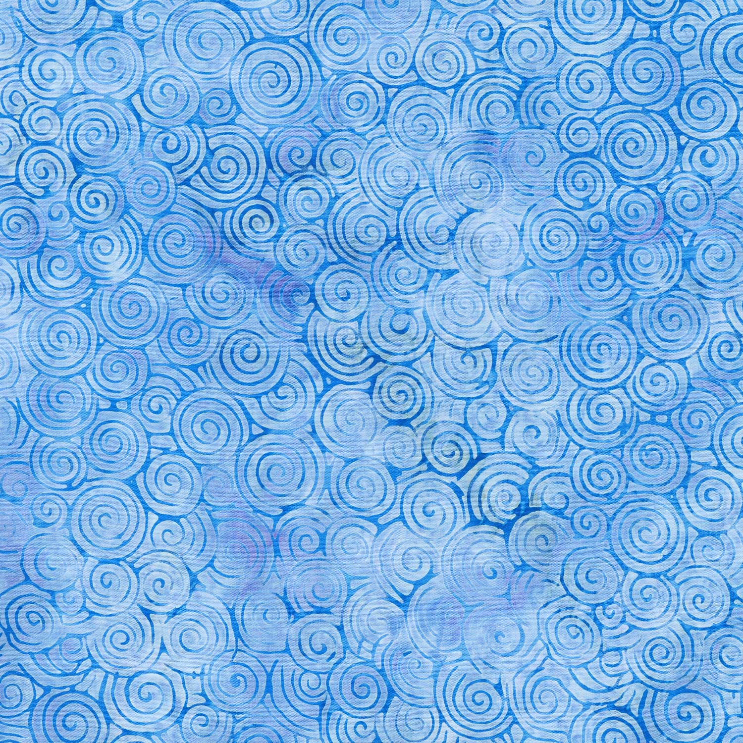 Reflections Batiks - Swirls French Blue