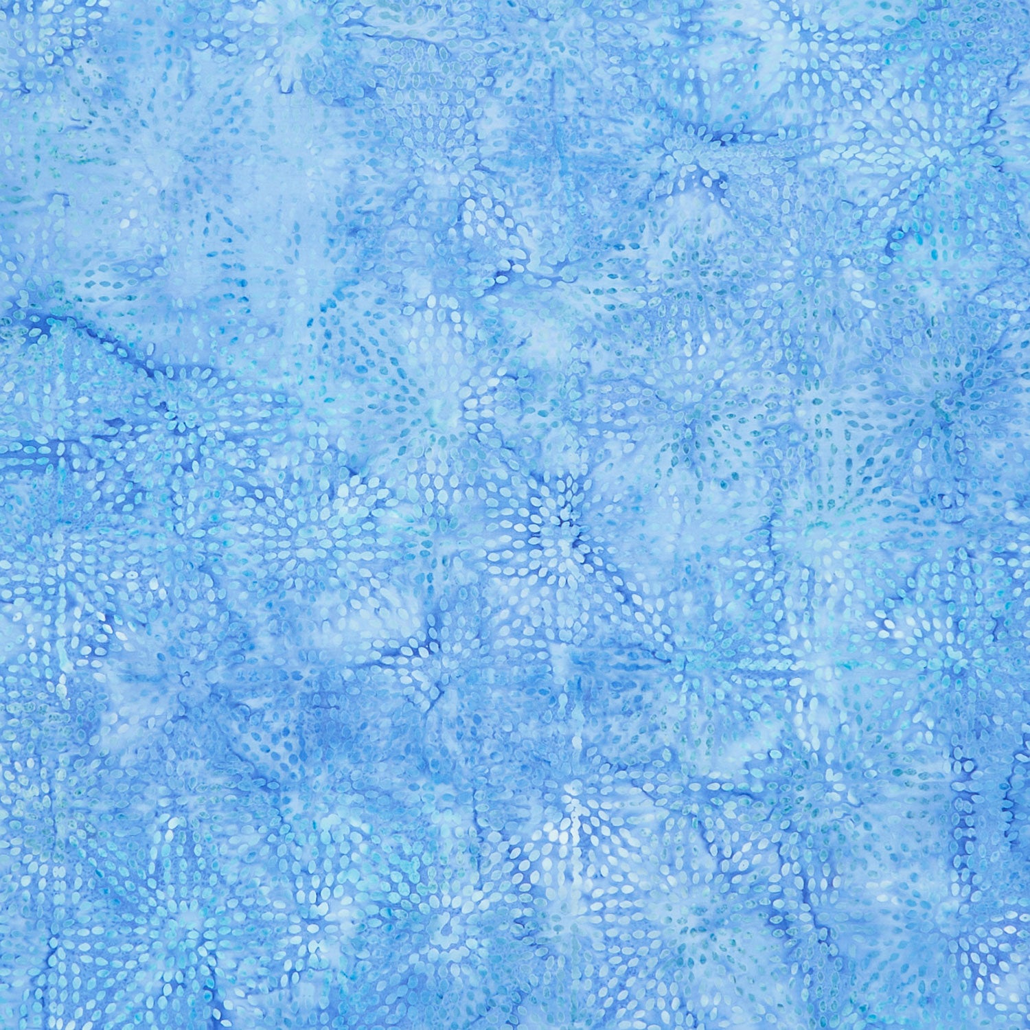 Tonga Batiks - Bluebell Fireworks Ocean