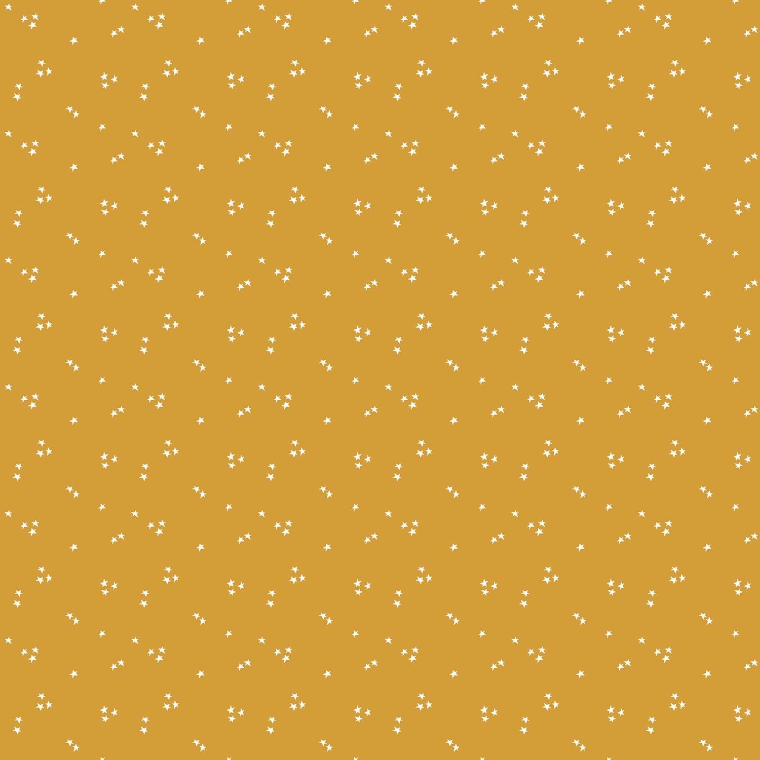 It Takes a Village Shining Star Honey Quilting Cotton Fabric Yardage - Honey