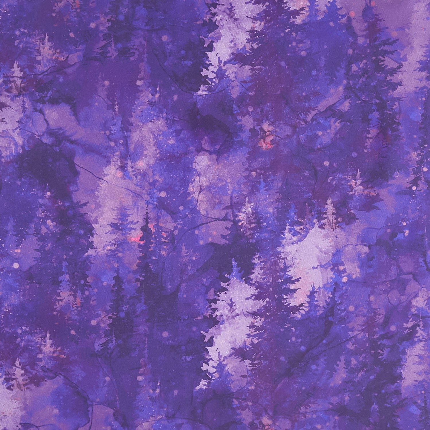 Illuminations - Trees Dark Magenta