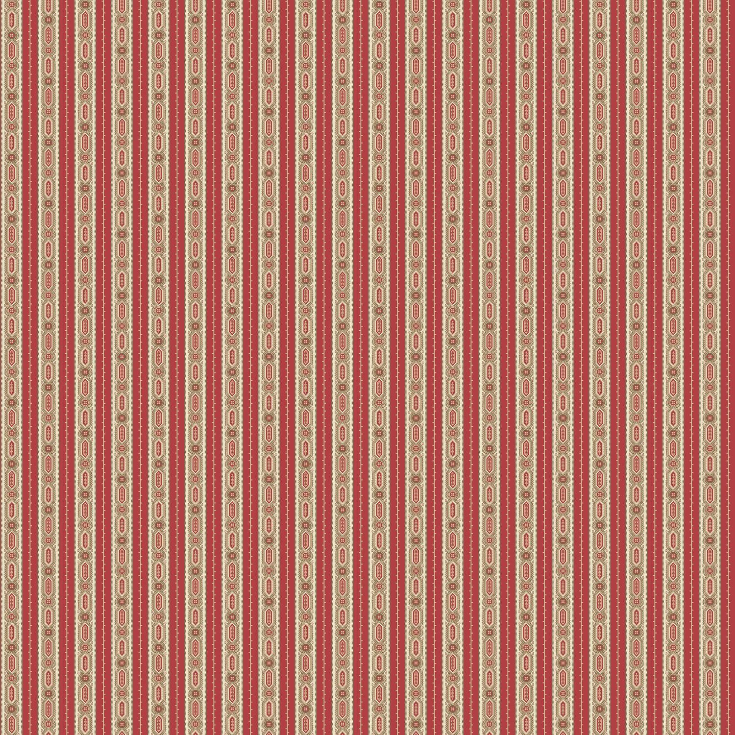 Cocoa Pink Moss Clemantis Quilting Cotton Fabric Yardage - Clemantis