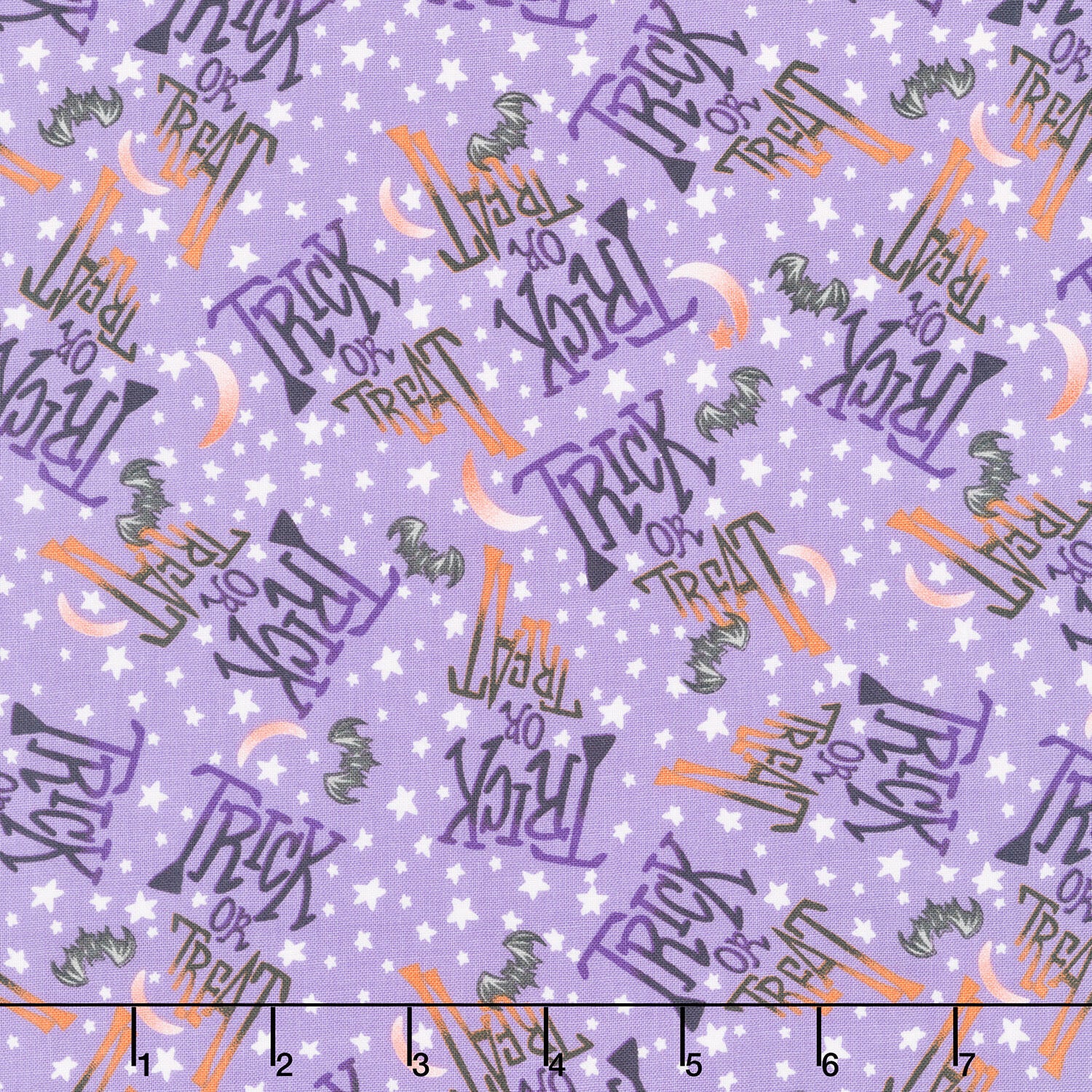 Ghostly Greetings - Halloween Words Purple
