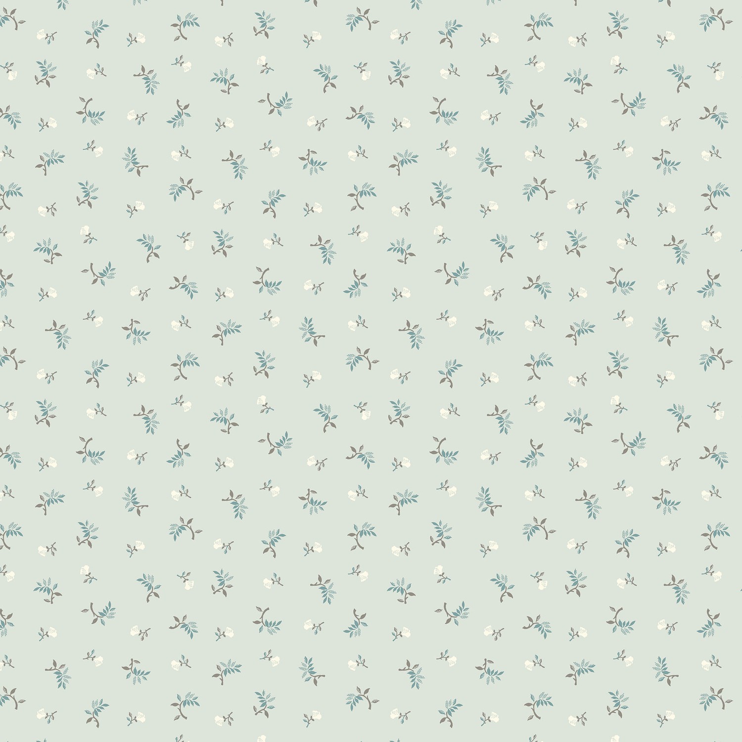 Witley Court Darling Ditsy Lt Misty Green Quilting Cotton  Fabric Yardage - Lt Misty Green