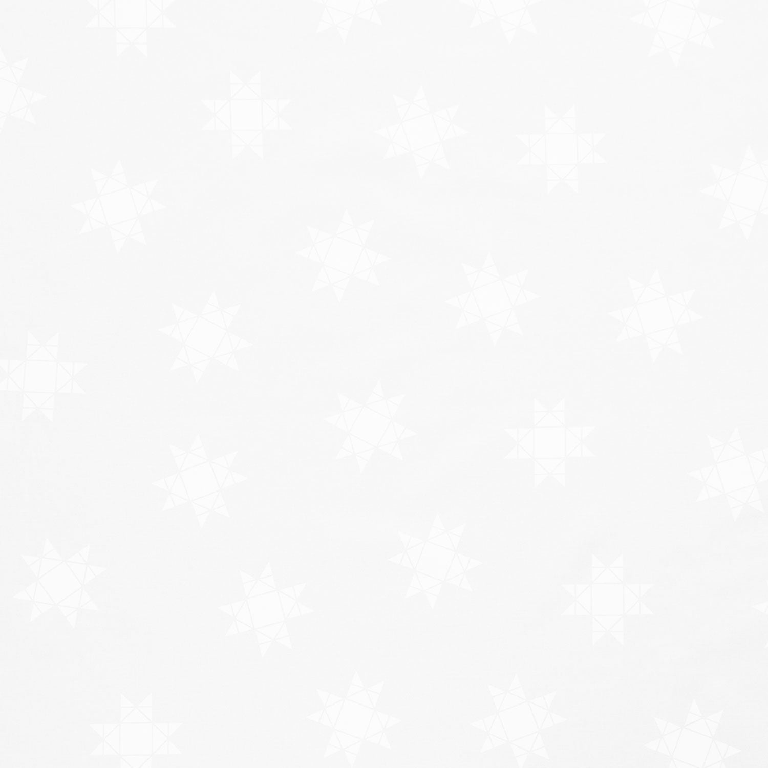Missouri Star Quilt Backs - Quilt Town Tossed Missouri Star White on White 110" Wide Backing