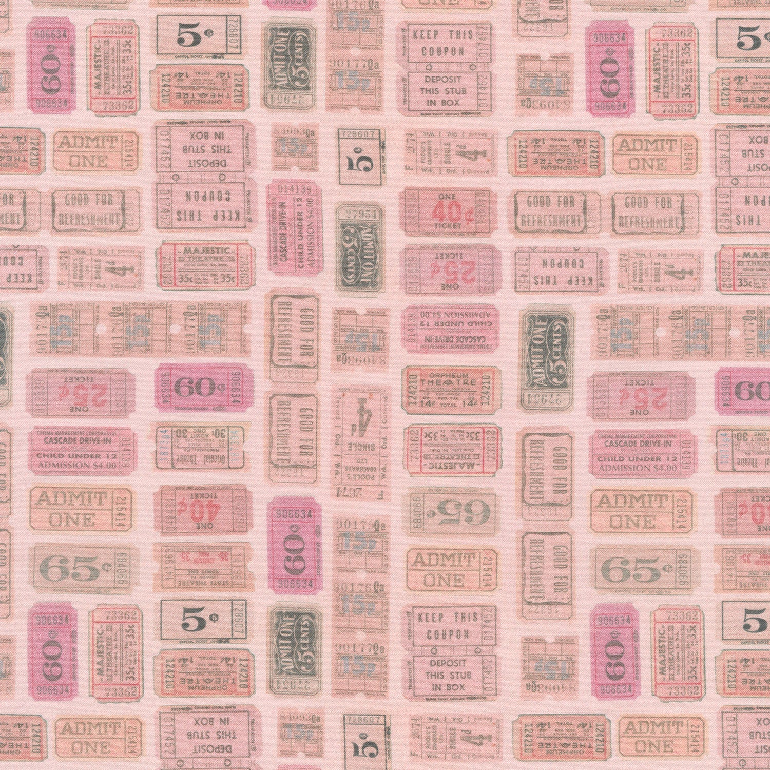 Eclectic Elements - Palette Pink Tickets