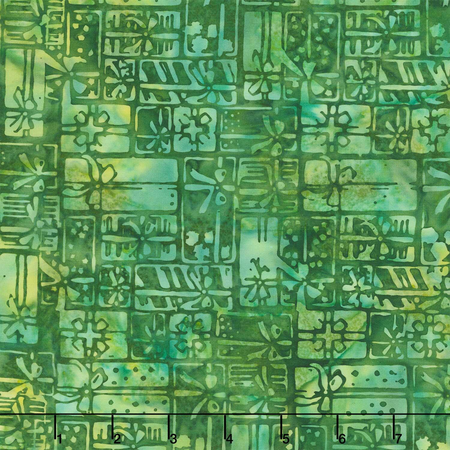 Festive Wishes Batiks - Wrapped Presents Green