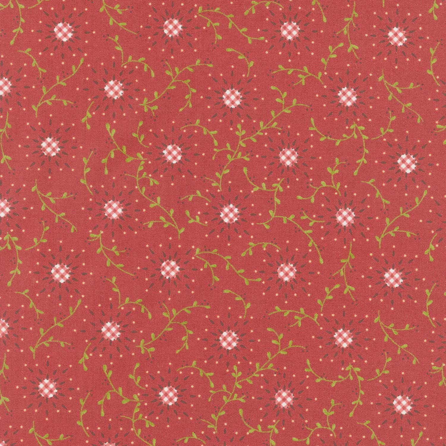 Garnets and Gingham - Starburst Garnet