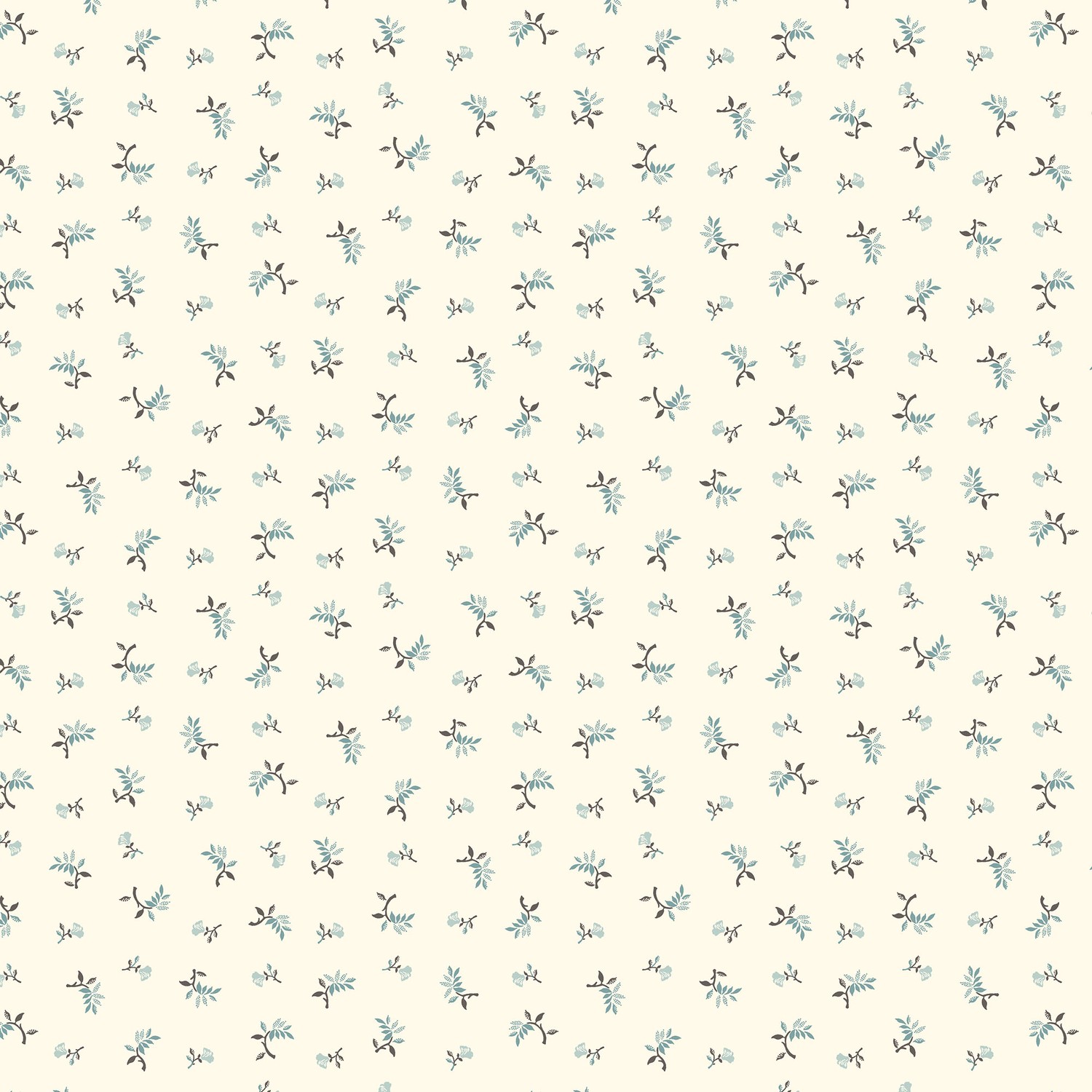 Witley Court Darling Ditsy Ivory Quilting Cotton  Fabric Yardage - Ivory