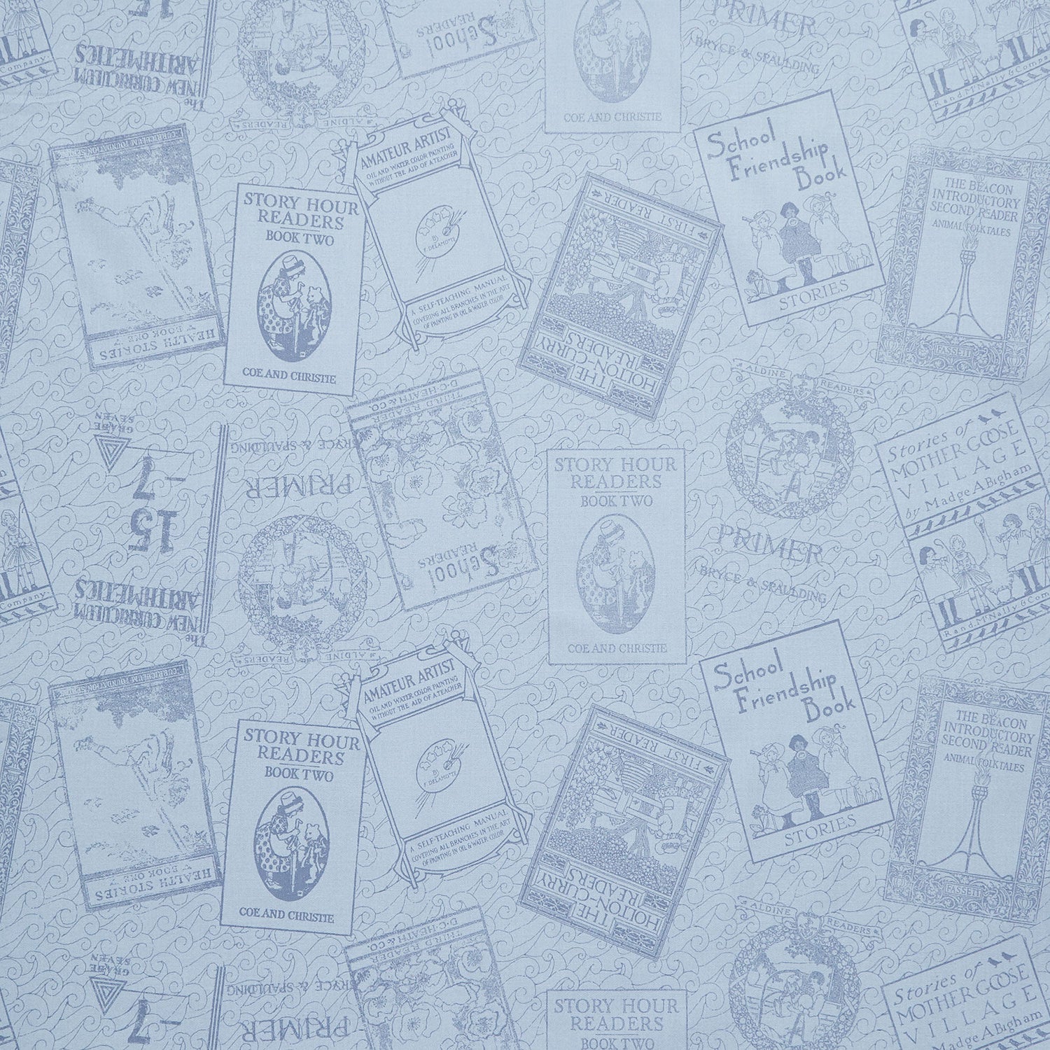 Old School - Bookworm Blue