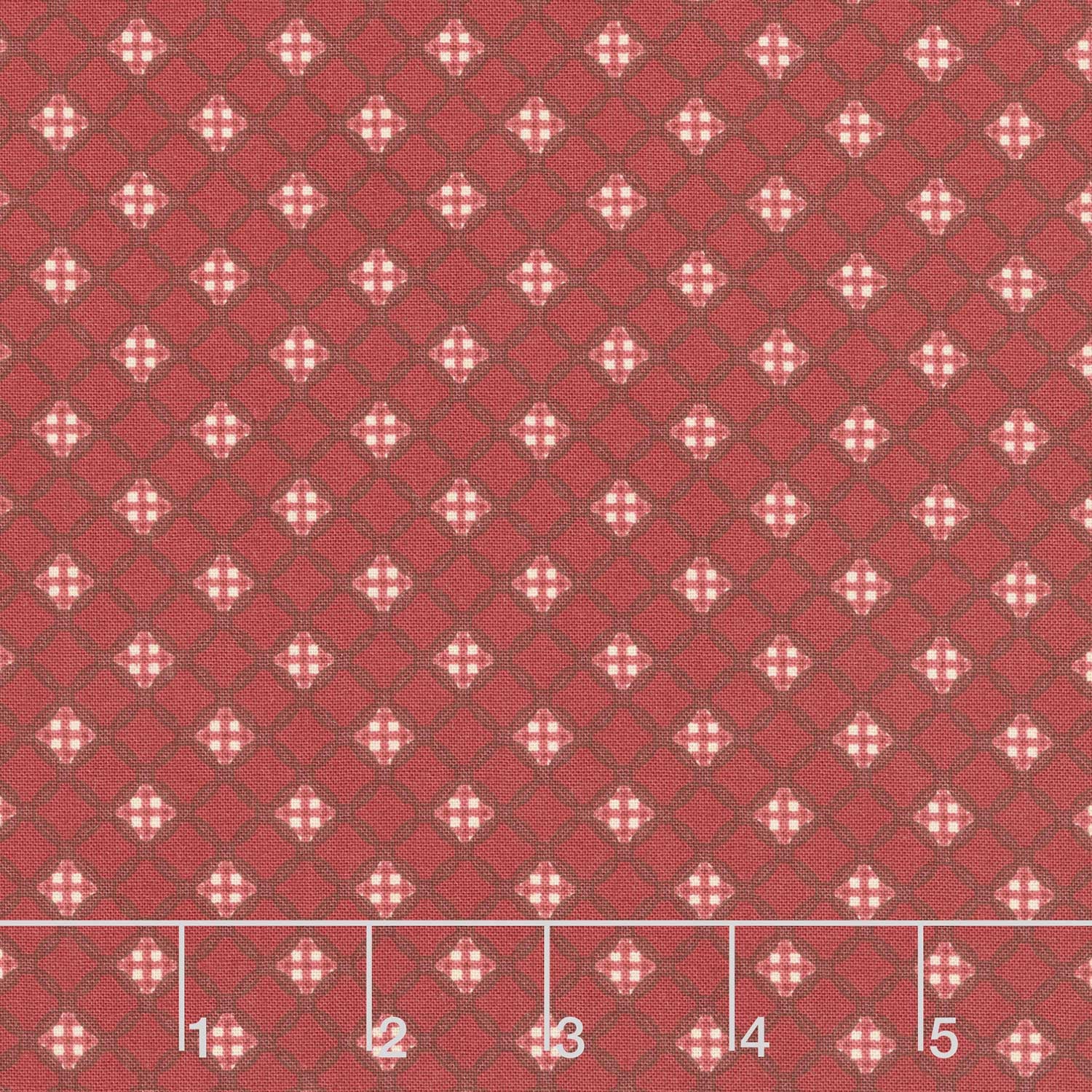 Garnets and Gingham - Gingham Lattice Garnet