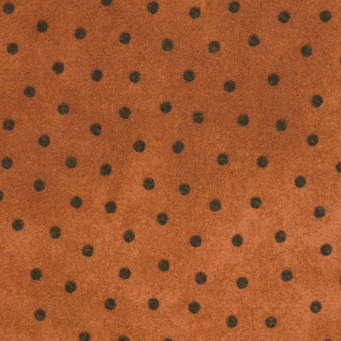 Woolies Flannel - Polka Dots Burnt Orange