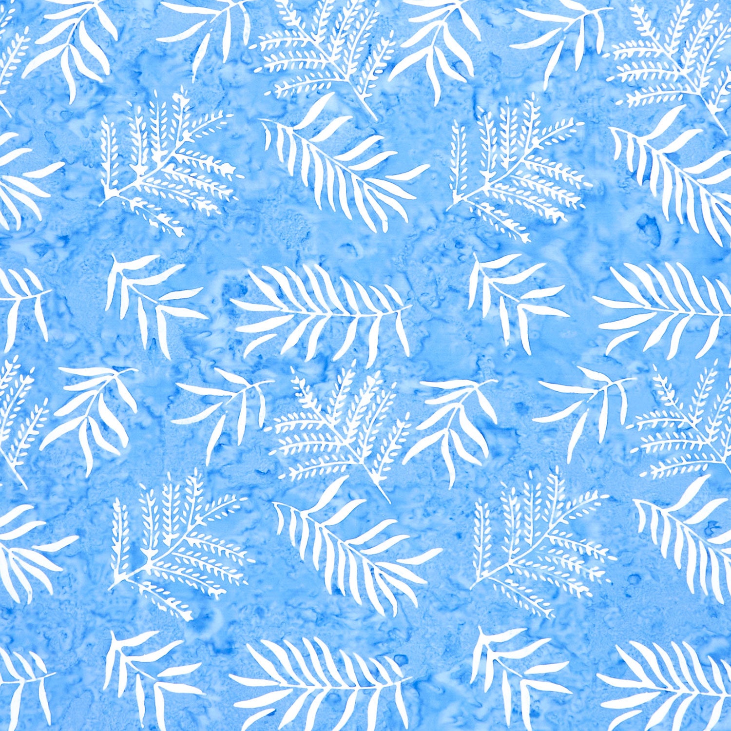Tonga Batiks - Bluebell Fern Bluebell