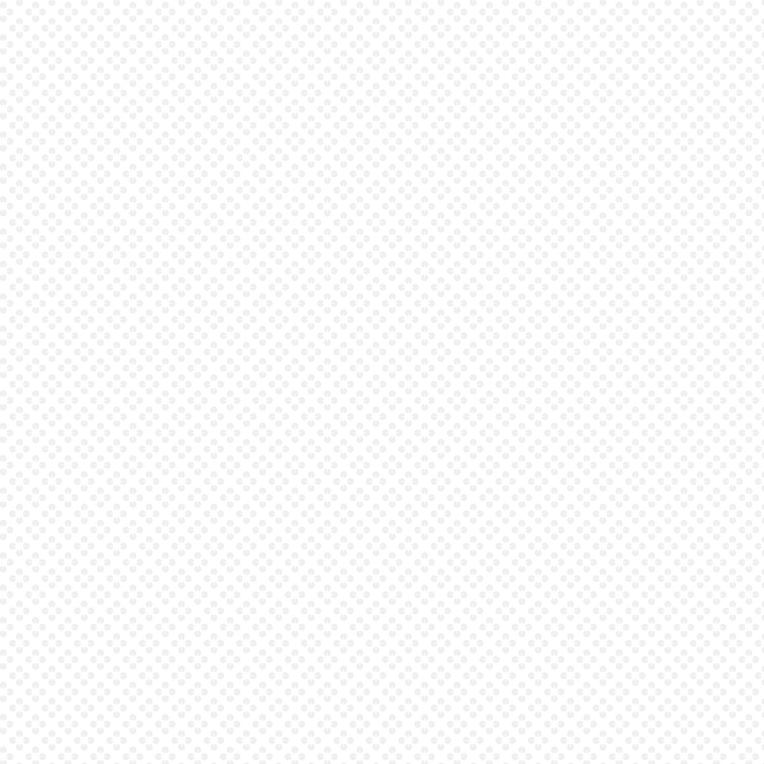 Bright Blossoms - Flower Diamond - White on White