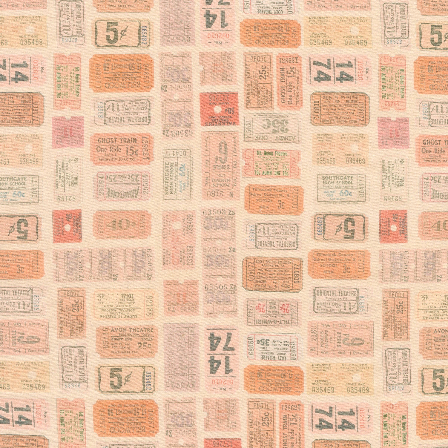 Eclectic Elements - Palette Orange Tickets Orange