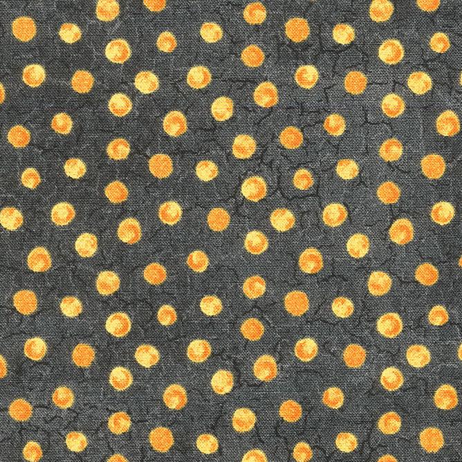 Black Cat Capers - Dots Black Orange